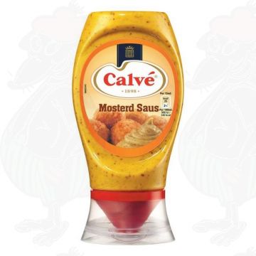 Calvé Saus Squeeze Mosterd 250ml