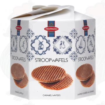8 syrup wafers in 6 sided box - 230 gram - 8.11 oz | Daelmans
