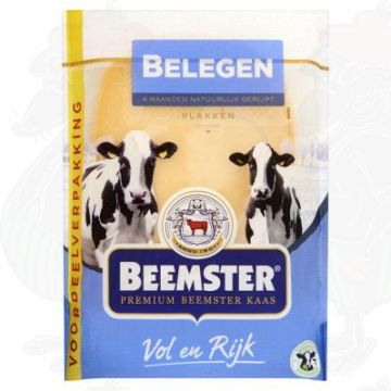 Skiveskåret ost Beemster Premium ost modnet 48+ | 250 gram i skiver