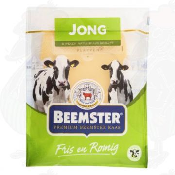 Skiveskåret ost Beemster Premium Cheese Young 48+ | 150 gram i skiver