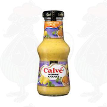 CalvÃ© Curry- Pineapplesauce 250 ml.