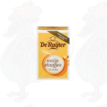 De Ruijter Anijsstaafjes 12 x 6,3 gram