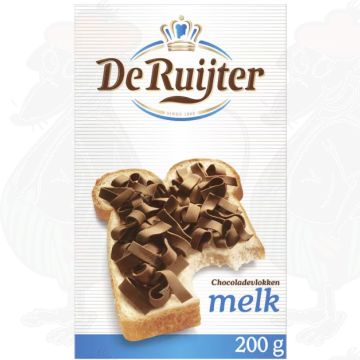 De Ruijter Mælkechokolade Flager 200 g