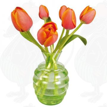 Orange tulips Window Decal - Flat Flower - 30 x 30 cm