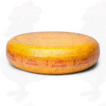 Spidskommen ost ung modnet | Yderligere kvalitet | Hel ost 11 kilo