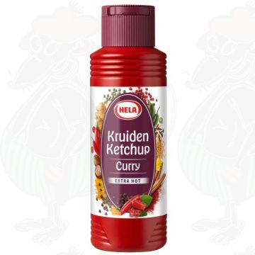 Hela Kruiden Ketchup Curry Extra Hot 300 ml