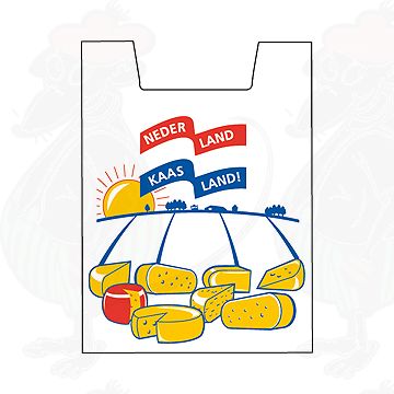 Shirt bag "Netherlands cheese country" | Size: 30 x 25 x 7,5 cm | 1000 pieces