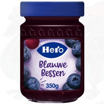 Hero Fruitspread Bosbessen 350 g