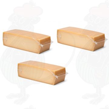 3 X Lagret Gouda Blok | Sammen 10,5 kilo