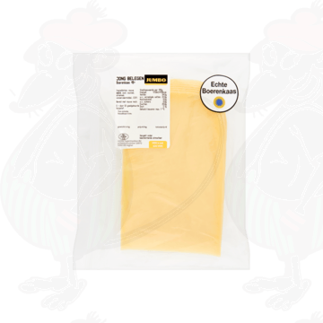 Skiver ost Farmers Cheese 48+ ung modnet | 200 gram i skiver Skiver ost Farmers Cheese 48+ ung modnet | 200 gram i skiver