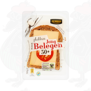 Skiveskåret ost Gouda ost 30+ ung modnet | 190 gram i skiver