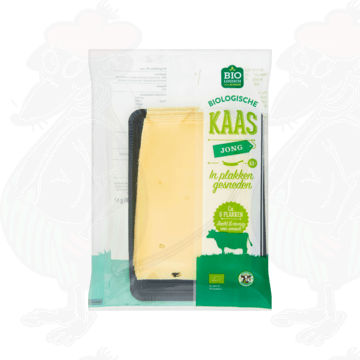 Skiveskåret ost Ung Økologisk ost 48+ | 190 gram i skiver