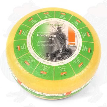 Ung Gouda Biodynamisk ost - Demeter | Hel ost 5 kilo