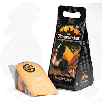 Gammel Amsterdam ost i gaveæske - +/- 1 kilo - 2,2 pund ost 