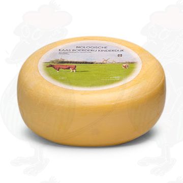 Ung modnet økologisk ost Kinderdijk | Yderligere kvalitet | Hel ost 5,4 kilo