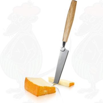 Oak cheese knife for soft cheese