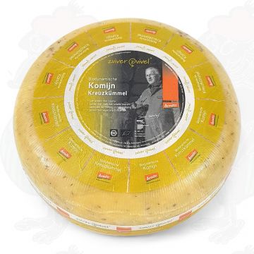 Spidskommen ost Gouda Biodynamisk ost - Demeter | Hel ost 5 kilo