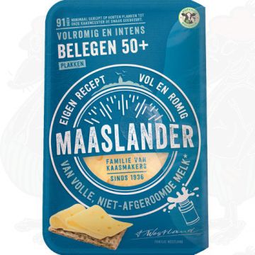 Skiverost Maaslander ost Modnet 50+ | 200 gram i skiver