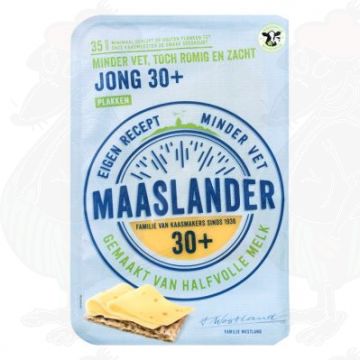 Skiveskåret ost Maaslander ost Ung 30+ | 200 gram i skiver
