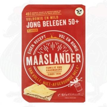 Skiver ost Maaslander ost Ung modnet 50+ | 175 gram i skiver