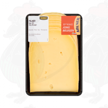 Skiveskåret Milner ost Ung modnet 30+ | 200 gram i skiver
