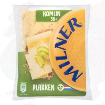 Skiveskåret ost Milner ost Spidskommen 30+ | 150 gram i skiver