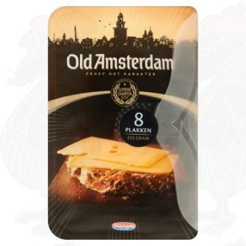 Skiveskåret ost Old Amsterdam Cheese 48+ | 225 gram i skiver
