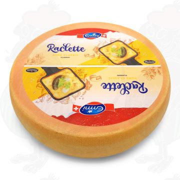 Raclette Suisse - schweizisk racletteost | Yderligere kvalitet | Hel ost 6 kilo