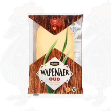 Skiveskåret ost Wapenaer Ost Old 48+ | 200 gram i skiver