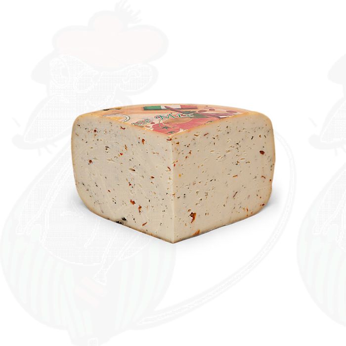 Tomat / Oliven Gouda Krydderost | Premium kvalitet | Kvart ost 2,1 kilo main product photo