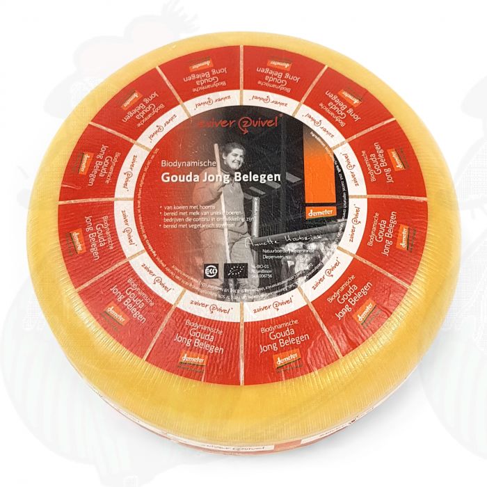 Ung modnet Gouda Biodynamisk ost - Demeter | Hel ost 5 kilo main product photo