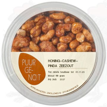Honning-cashew-jordnød havsalt 110gr
