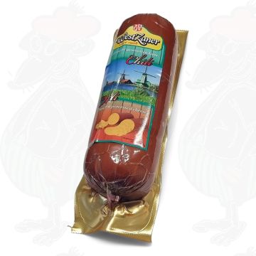 Chili røget Gouda ostepølse | 500 gram