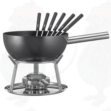 Spring Ostefonduesæt ALUMINIUM INDUKTION sort 23 cm