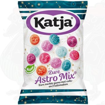 Katja Snoep en Zoetwaren Zure Astro Mix 250g