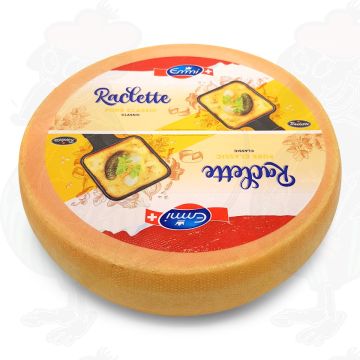 Raclette Suisse - schweizisk racletteost | Yderligere kvalitet | Hel ost 6 kilo