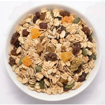 Rig Müsli med Fuldkorn og Frugt 1000 g