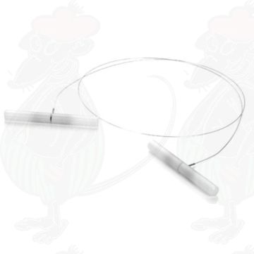 Cheese wire with 2 plastic handles, 1200mm